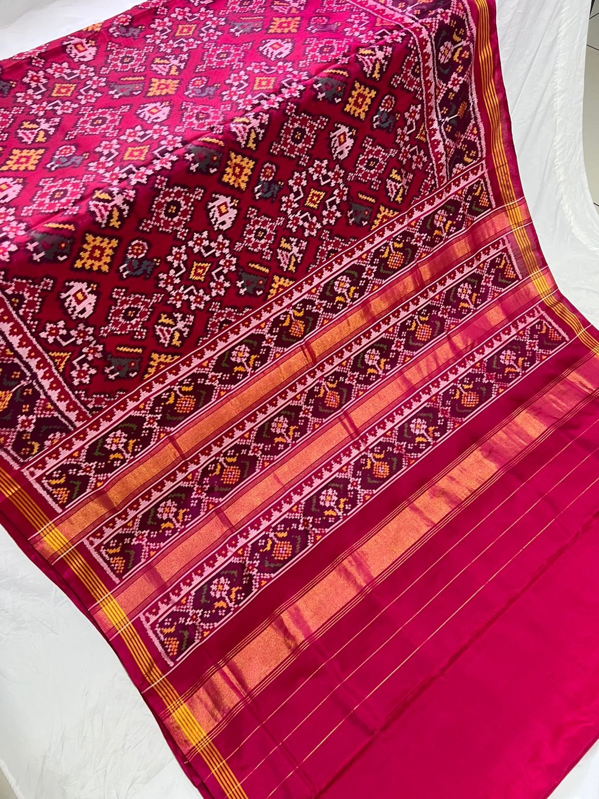 Patan patola singal ekkt sarees 